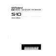 ROLAND S-10 Owners Manual ROLAND S-10 Owners Manual