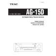 TEAC AG-15D Owners Manual TEAC AG-15D Owners Manual