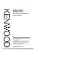 KENWOOD KACQ74 Owners Manual KENWOOD KACQ74 Owners Manual
