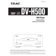 TEAC DV-H500 Owners Manual TEAC DV-H500 Owners Manual