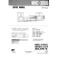 SONY MHC3000 Service Manual SONY MHC3000 Service Manual