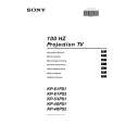 SONY KP61PS2 Owners Manual SONY KP61PS2 Owners Manual