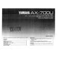 YAMAHA AX-700U Owners Manual YAMAHA AX-700U Owners Manual