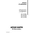 ARTHUR MARTIN ELECTROLUX AR2919B Owners Manual ARTHUR MARTIN ELECTROLUX AR2919B Owners Manual