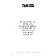 ZANUSSI ZI3150RV Owners Manual ZANUSSI ZI3150RV Owners Manual
