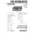 SONY CDXM700R Service Manual SONY CDXM700R Service Manual