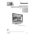 PANASONIC TH-42PA40E Owners Manual PANASONIC TH-42PA40E Owners Manual