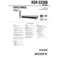 SONY RDRGX300 Service Manual SONY RDRGX300 Service Manual