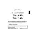 JVC GD-19L1G/E Owners Manual JVC GD-19L1G/E Owners Manual