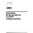 ZANUSSI Z959T Owners Manual ZANUSSI Z959T Owners Manual