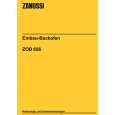 ZANUSSI ZOB656X Owners Manual ZANUSSI ZOB656X Owners Manual