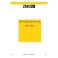 ZANUSSI DW6814 Owners Manual ZANUSSI DW6814 Owners Manual