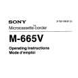 SONY M-665 Owners Manual SONY M-665 Owners Manual