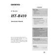 ONKYO HTR410 Owners Manual ONKYO HTR410 Owners Manual
