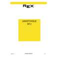 REX-ELECTROLUX RP2 Owners Manual REX-ELECTROLUX RP2 Owners Manual