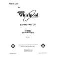 WHIRLPOOL ET18GKXSW10 Parts Catalog WHIRLPOOL ET18GKXSW10 Parts Catalog
