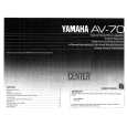 YAMAHA AV-70 Owners Manual YAMAHA AV-70 Owners Manual
