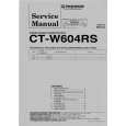 PIONEER CT-W604RS Service Manual PIONEER CT-W604RS Service Manual