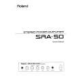 ROLAND SRA-50 Owners Manual ROLAND SRA-50 Owners Manual