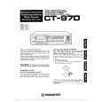PIONEER CT-970 Owners Manual PIONEER CT-970 Owners Manual