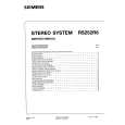 SIEMENS RS252 Service Manual SIEMENS RS252 Service Manual
