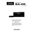 PIONEER SA-05 Owners Manual PIONEER SA-05 Owners Manual