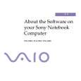 SONY PCG-F400 VAIO Software Manual SONY PCG-F400 VAIO Software Manual