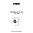 ZANUSSI TD184 Owners Manual ZANUSSI TD184 Owners Manual
