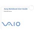 SONY PCG-GR114EK VAIO Owners Manual SONY PCG-GR114EK VAIO Owners Manual