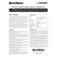 FURMAN RR-215 Owners Manual FURMAN RR-215 Owners Manual