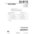 SONY SAW11S Service Manual SONY SAW11S Service Manual