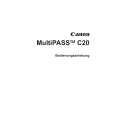 CANON MULTIPASS C20 Owners Manual CANON MULTIPASS C20 Owners Manual