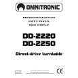 OMNITRONIC DD-2220 Owners Manual OMNITRONIC DD-2220 Owners Manual