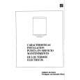 ELECTROLUX EWH75R Owners Manual ELECTROLUX EWH75R Owners Manual