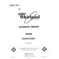 WHIRLPOOL CA2452XSW1 Parts Catalog WHIRLPOOL CA2452XSW1 Parts Catalog