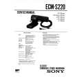 SONY ECMS220 Service Manual SONY ECMS220 Service Manual
