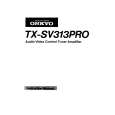 ONKYO TX-SV313PRO Owners Manual ONKYO TX-SV313PRO Owners Manual