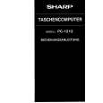 SHARP PC1212 Owners Manual SHARP PC1212 Owners Manual