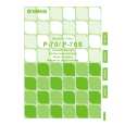 YAMAHA P-70 Owners Manual YAMAHA P-70 Owners Manual