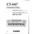 CASIO CT647 Owners Manual CASIO CT647 Owners Manual