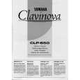 YAMAHA CLP-650 Owners Manual YAMAHA CLP-650 Owners Manual