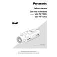PANASONIC WVNP1000 Owners Manual PANASONIC WVNP1000 Owners Manual