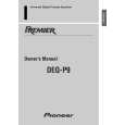 PIONEER DEQ-P9/UC Owners Manual PIONEER DEQ-P9/UC Owners Manual