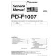 PIONEER PD-F1007 Service Manual PIONEER PD-F1007 Service Manual