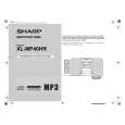 SHARP XL-MP40HR Owners Manual SHARP XL-MP40HR Owners Manual