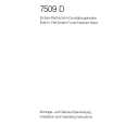 AEG 7509D-D Owners Manual AEG 7509D-D Owners Manual