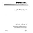 PANASONIC CT2584VY Owners Manual PANASONIC CT2584VY Owners Manual