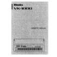 RHODES VK-1000 Owners Manual RHODES VK-1000 Owners Manual