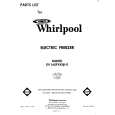WHIRLPOOL EV160FXKW0 Parts Catalog WHIRLPOOL EV160FXKW0 Parts Catalog
