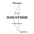 PIONEER DVD-V7300D/WYV/RB Owners Manual PIONEER DVD-V7300D/WYV/RB Owners Manual